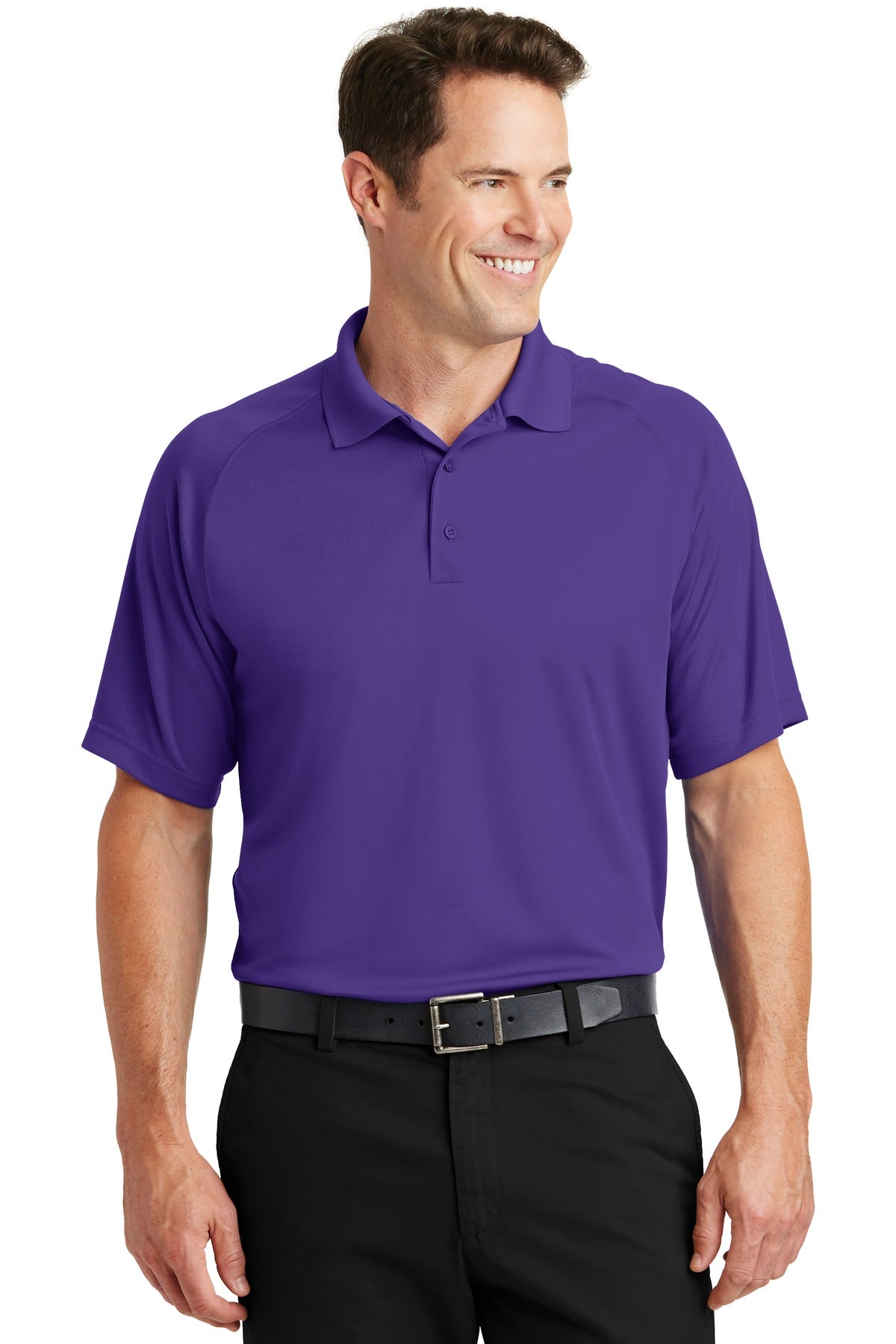 Sport-Tek® Dry Zone® Raglan Polo. T475