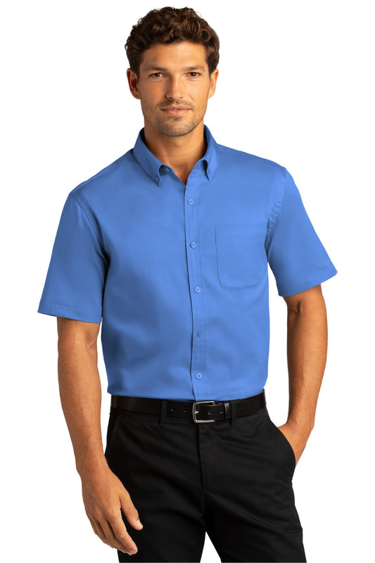 Port Authority® Short Sleeve SuperPro React™ Twill Shirt. W809