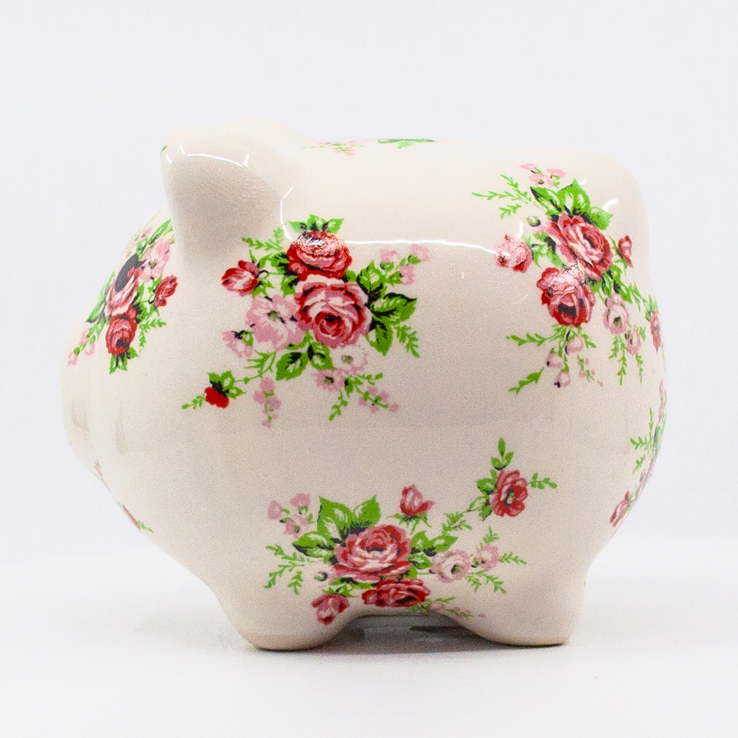 Pig Money Piggy Bank by Crystal Castle® - Roses