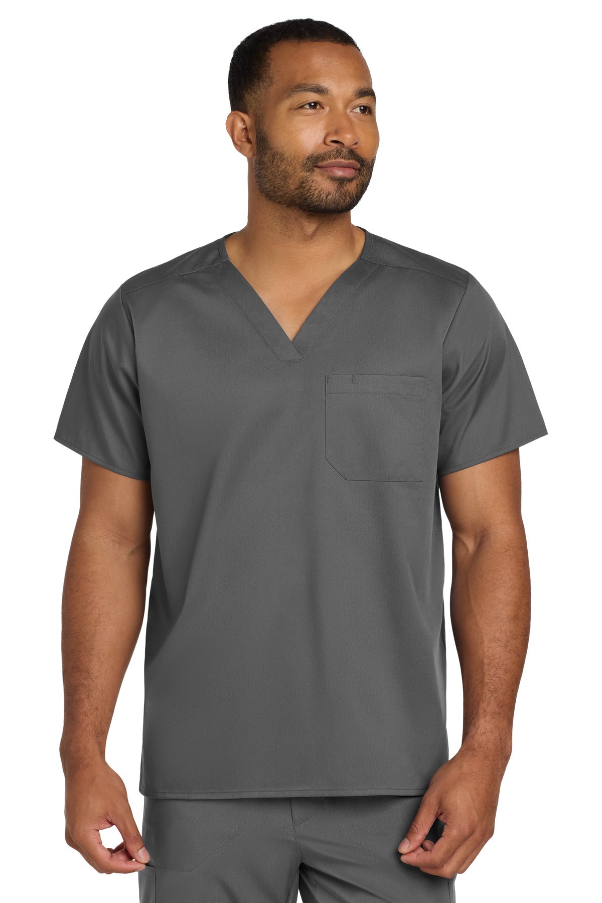 Wink® Unisex WorkFlex Chest Pocket V-Neck Top WW3160