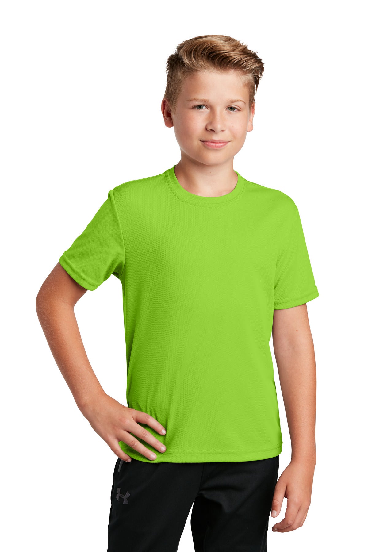 Sport-Tek® Youth PosiCharge® RacerMesh® Tee. YST340