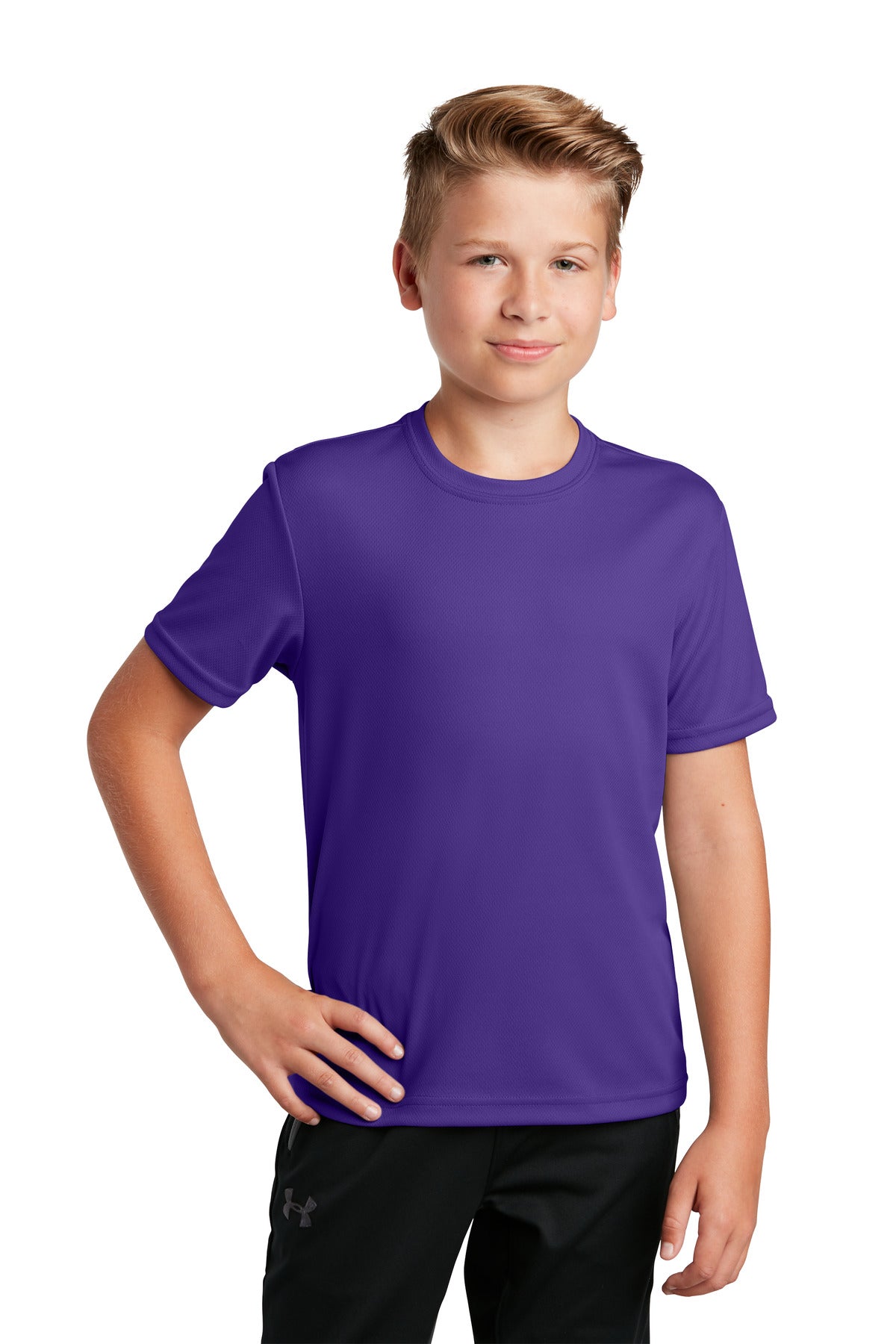 Sport-Tek® Youth PosiCharge® RacerMesh® Tee. YST340