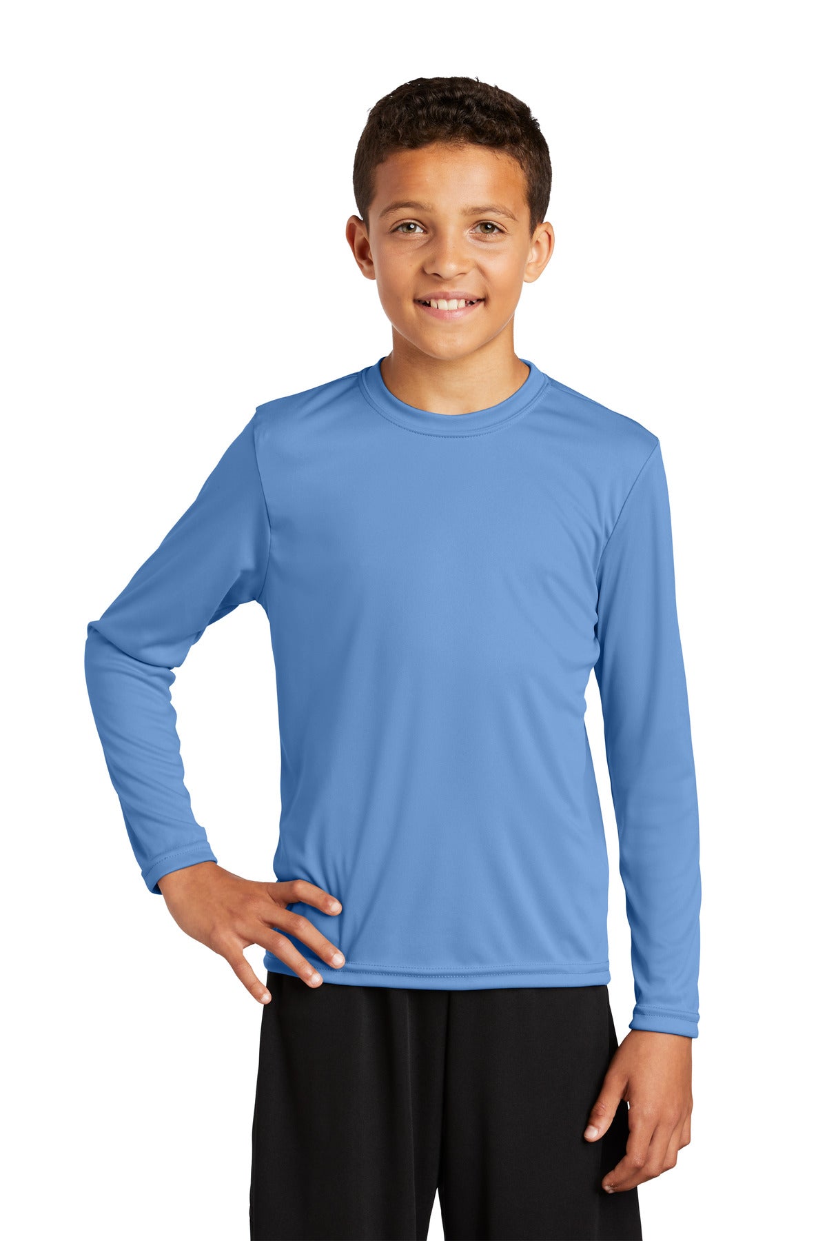 Sport-Tek® Youth Long Sleeve PosiCharge® Competitor™ Tee. YST350LS