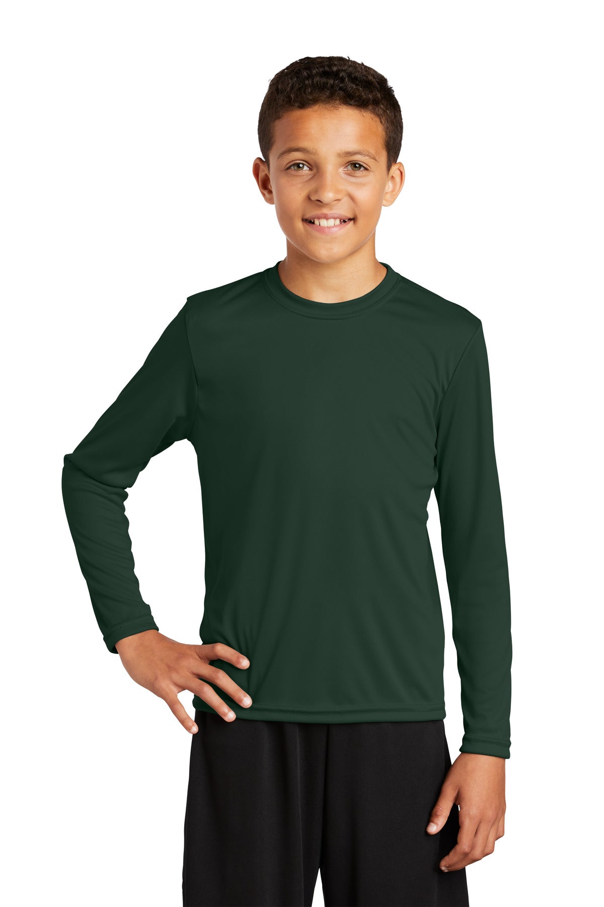 Sport-Tek® Youth Long Sleeve PosiCharge® Competitor™ Tee. YST350LS