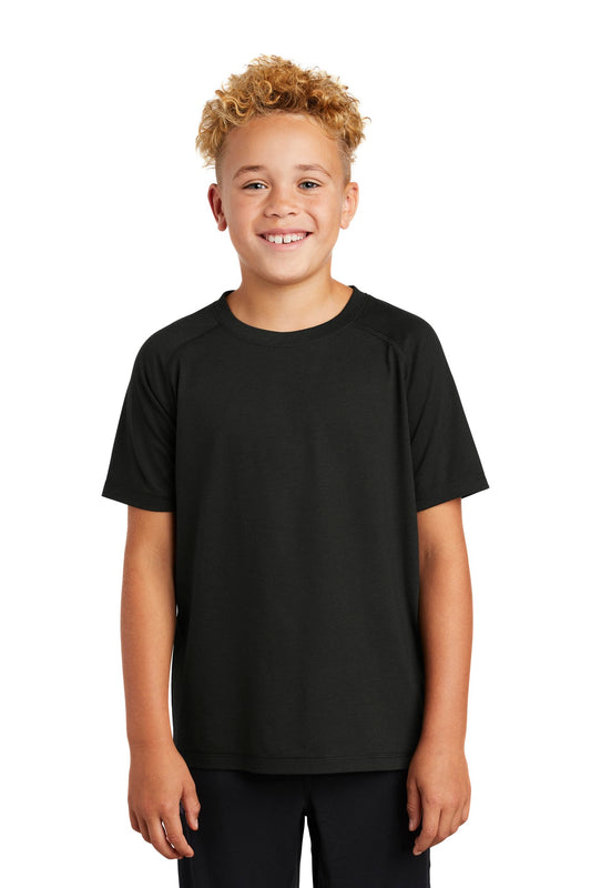 Sport-Tek ® Youth PosiCharge ® Tri-Blend Wicking Raglan Tee. YST400