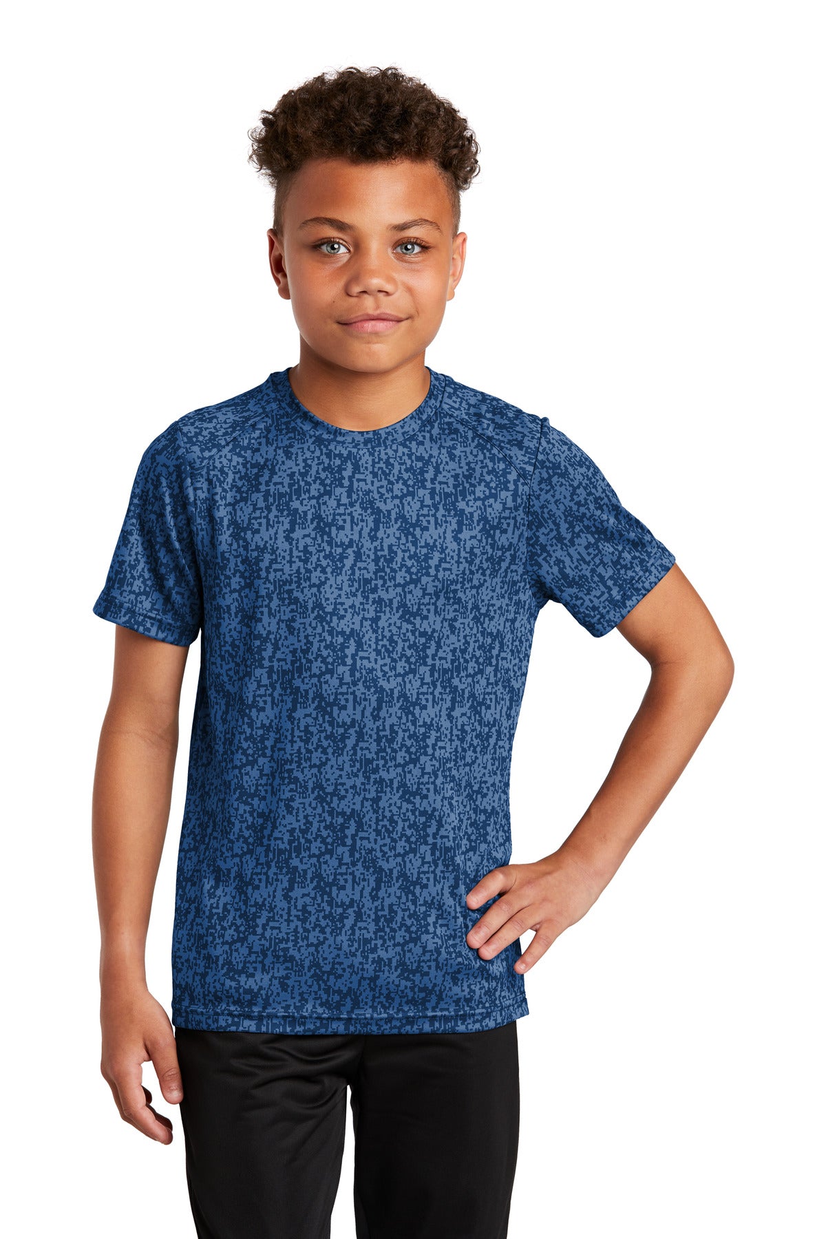 Sport-Tek ® Youth Digi Camo Tee. YST460