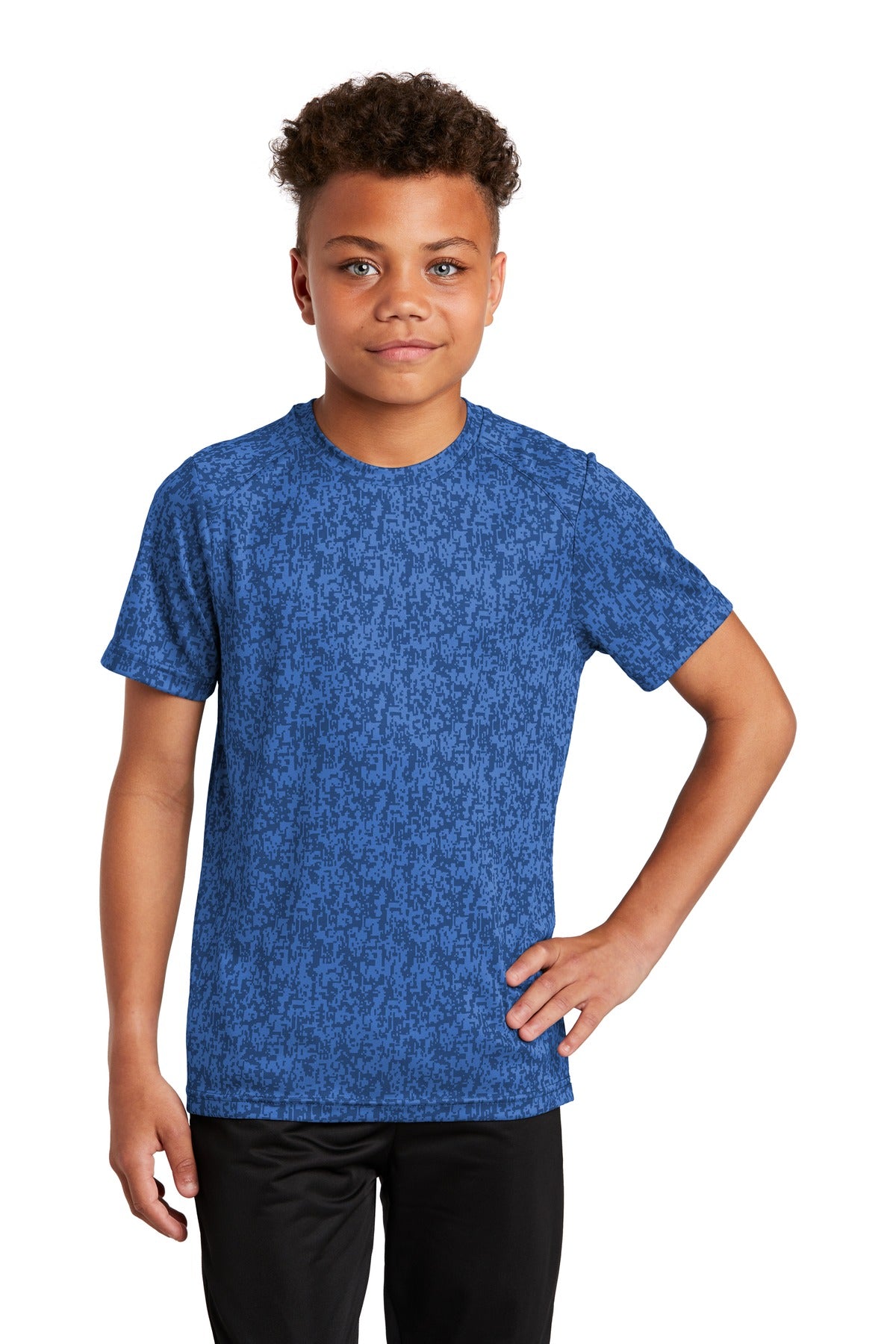 Sport-Tek ® Youth Digi Camo Tee. YST460