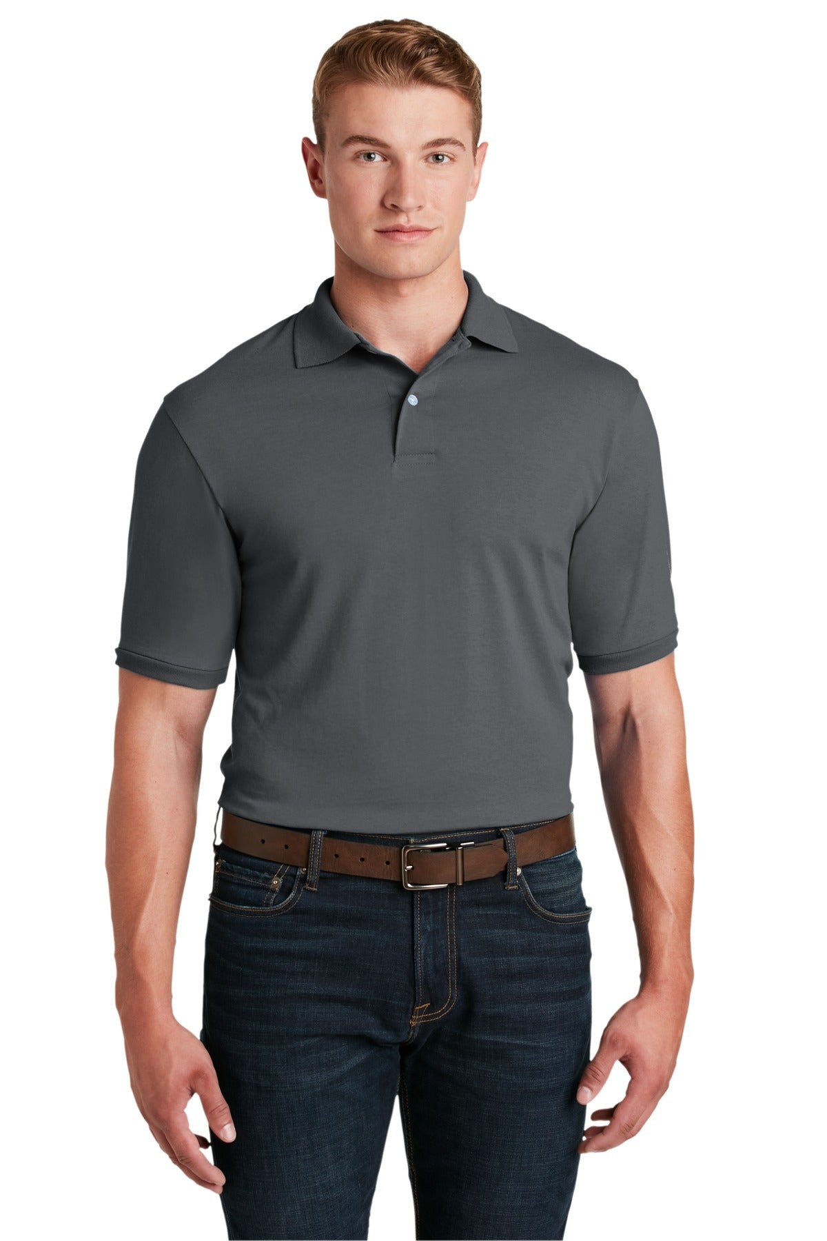Jerzees® - SpotShield™ 5.4-Ounce Jersey Knit Sport Shirt. 437M