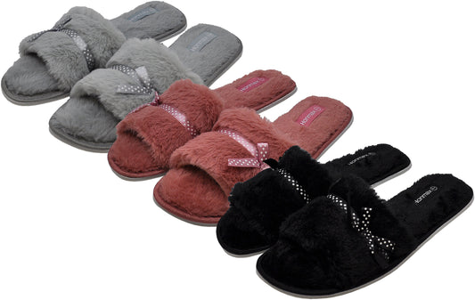 Women's Indoor Slippers With Bows