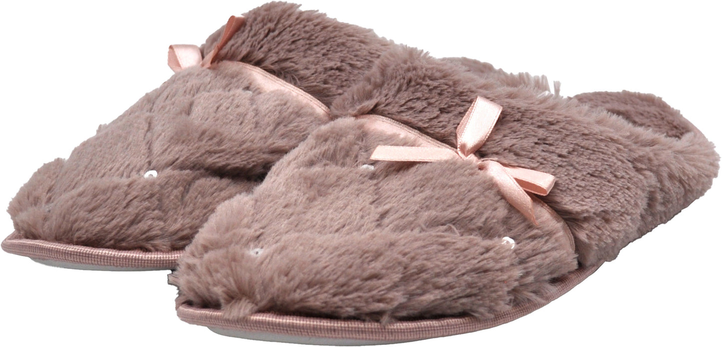 Women's Fluffy Slippers with Sequins