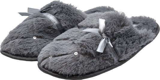 Women's Fluffy Slippers with Sequins