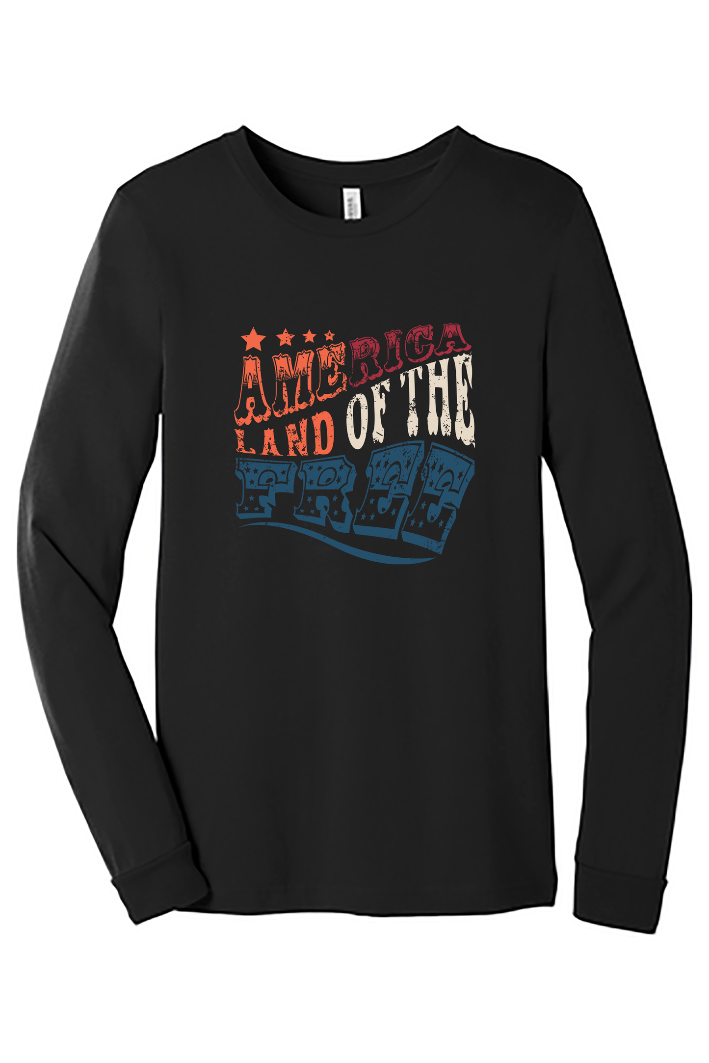 A PLACE TO REMEMBER® America Land Of The Free Patriotic Unisex Jersey Tee