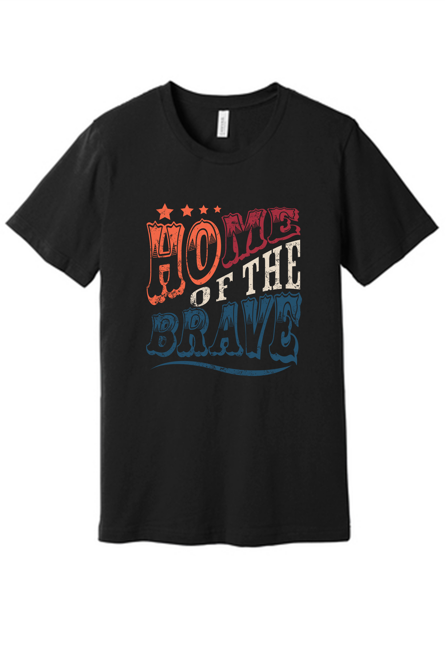 A PLACE TO REMEMBER® Home Of The Brave Patriotic Unisex Jersey Tee