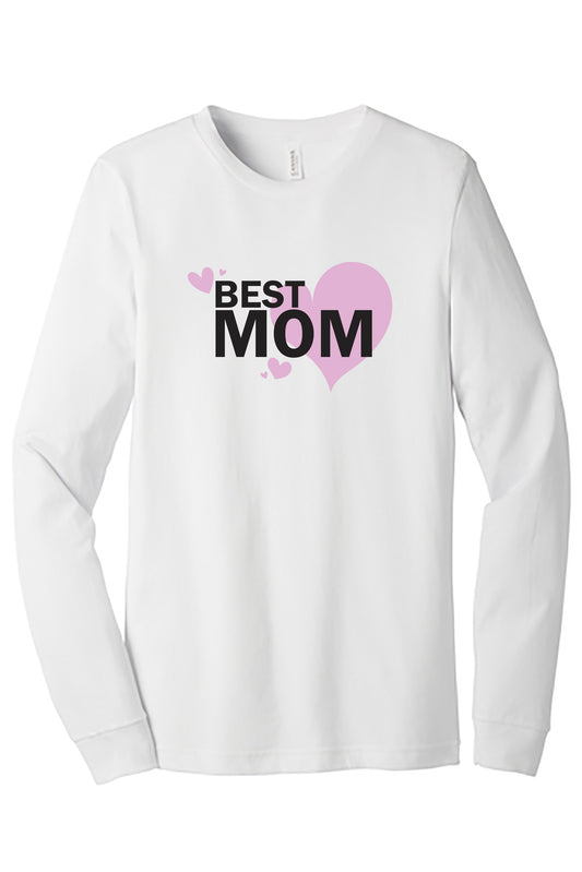 Best Mom Mothers Day Unisex Jersey Long Sleeve Tee