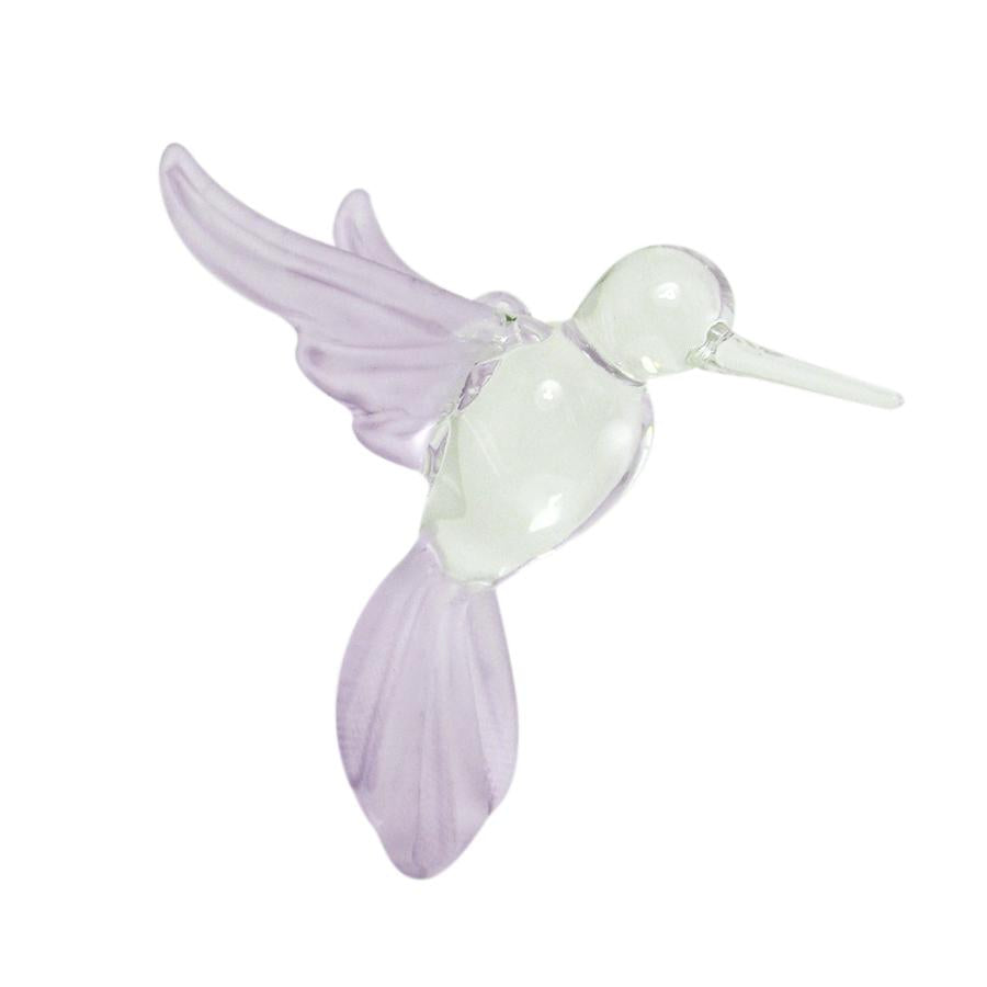 Glass Hummingbird by Crystal Castle®, Frosted