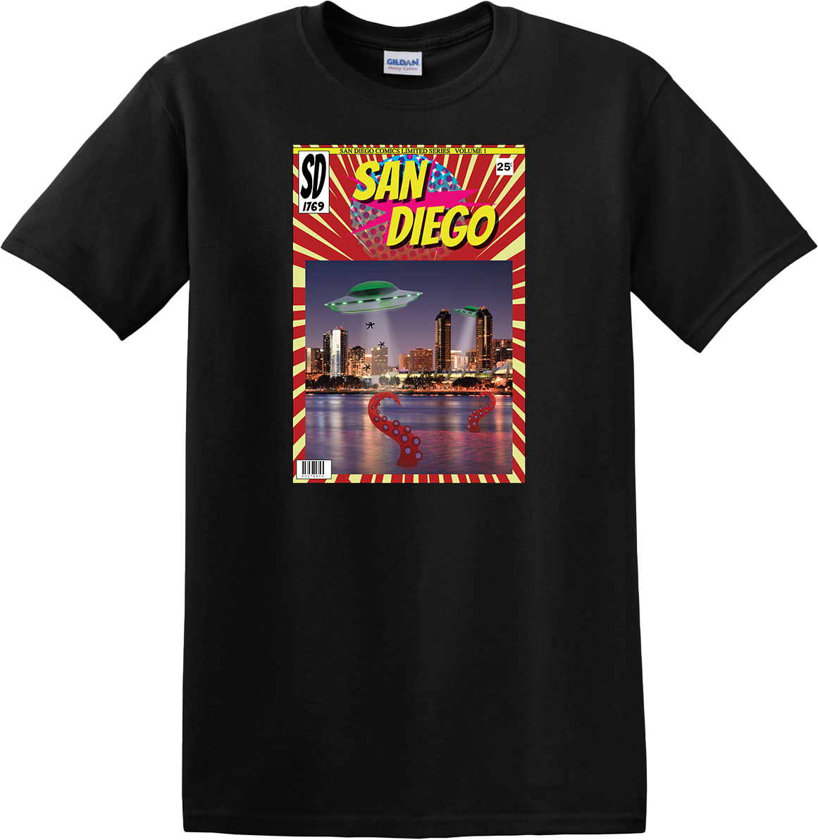 Graphic T-Shirt - Comic Book Cover