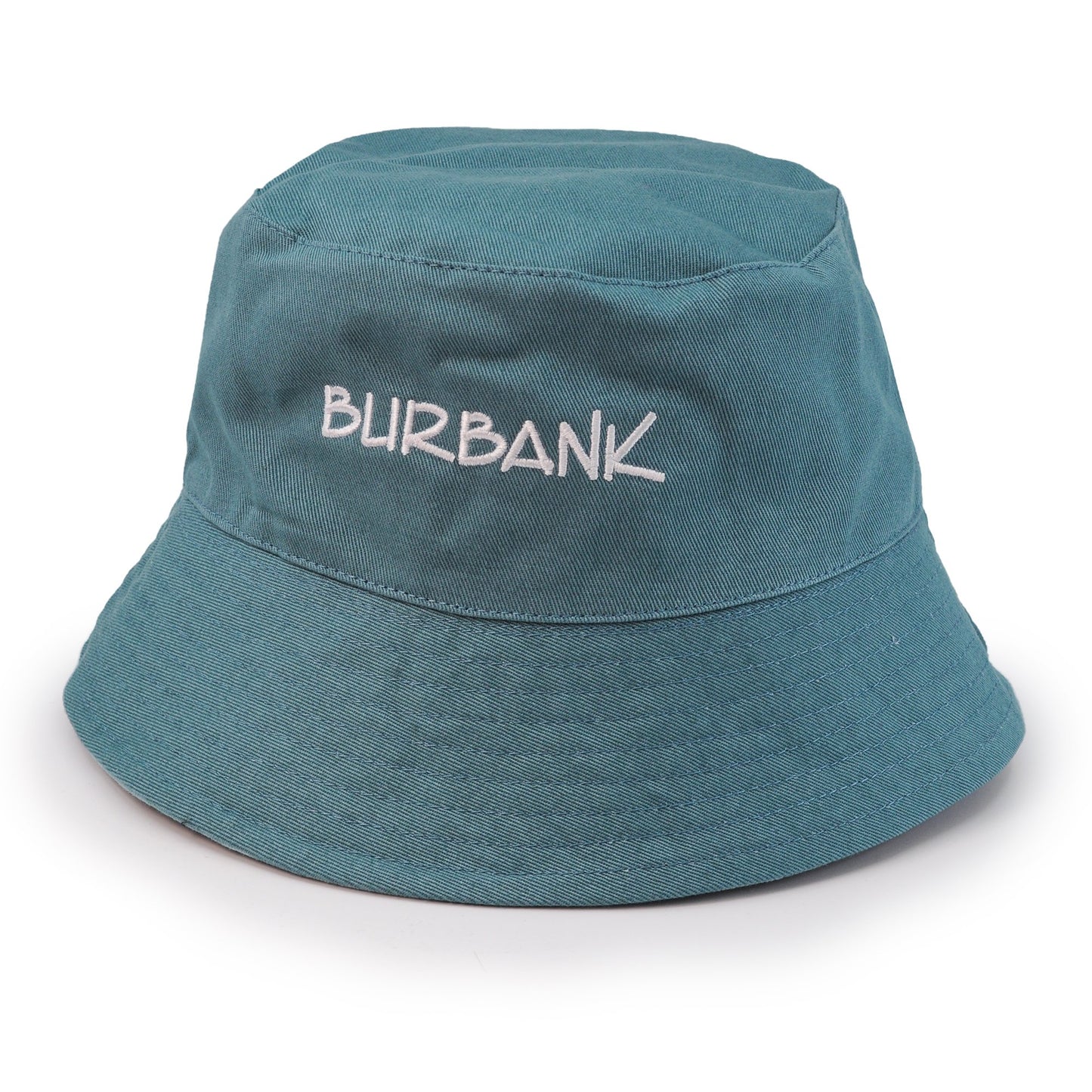 Reversible Your Beach City Unisex 100% Cotton Packable Summer Travel Bucket Beach Sun Hat Outdoor Cap. (Tie Dye Green/Green)