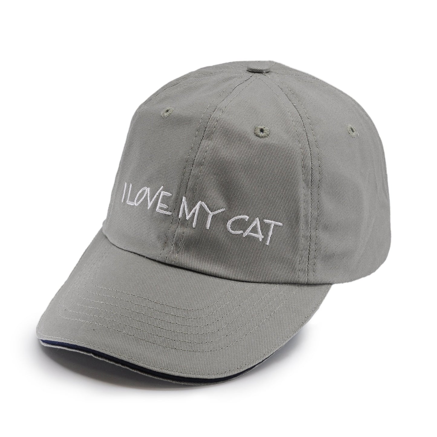Pet Collection "I Love My Cat" 100% Cotton Adjustable Sports Cap.
