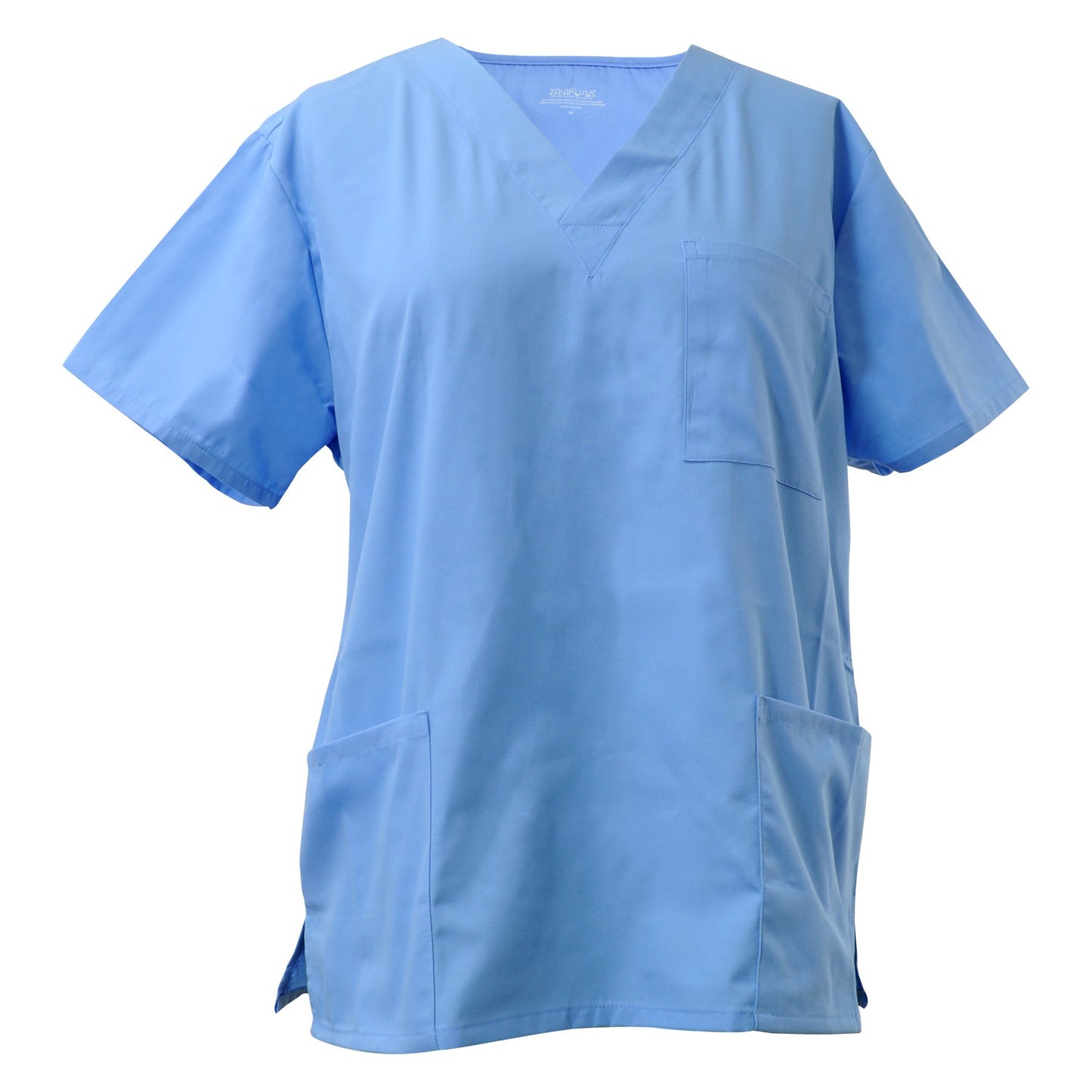 Young USA® Adult Scrub Tops in Blue