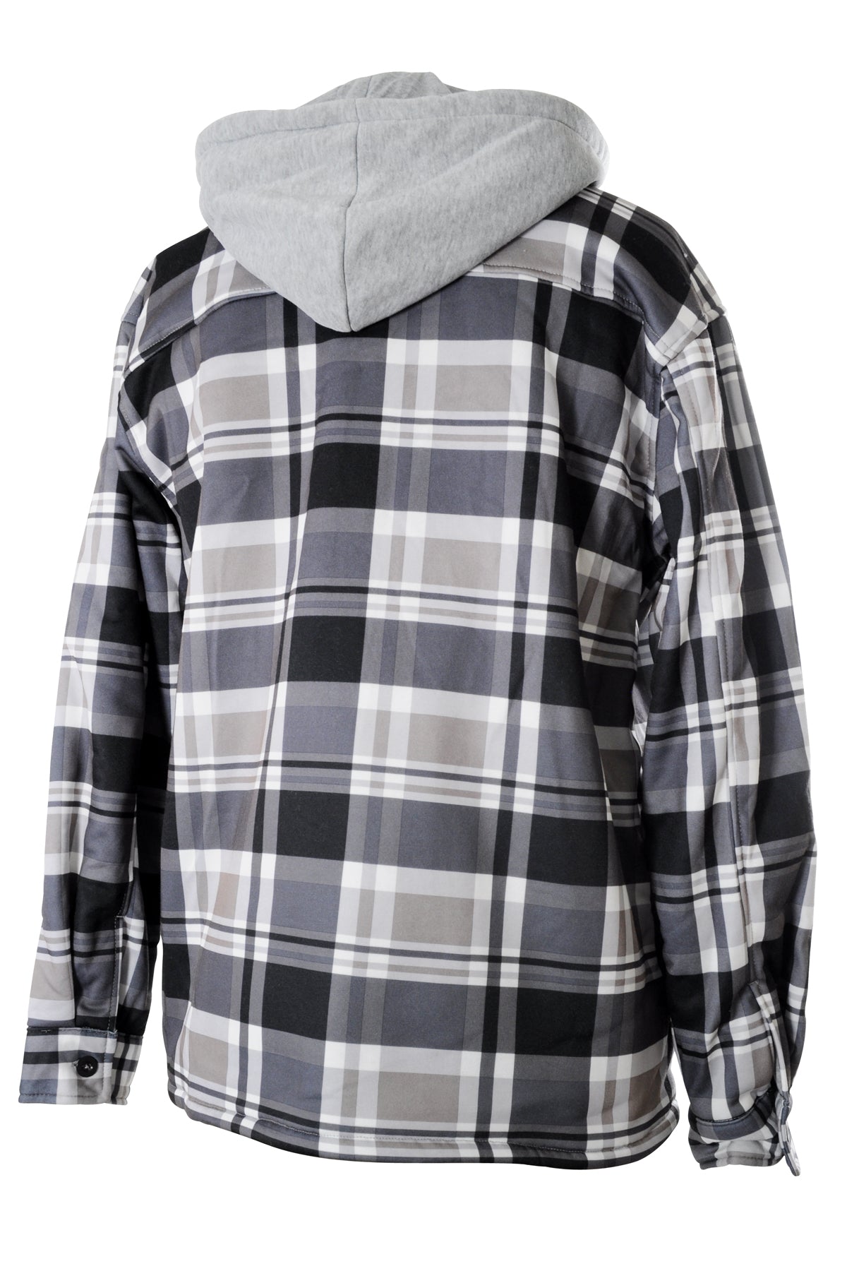 Young USA® Men's Zip Up Hooded Flannel Shirt Jacket