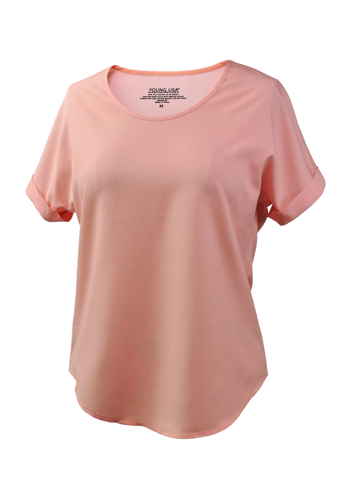 Young USA Ladies Fashion Blouse in Front - Pink