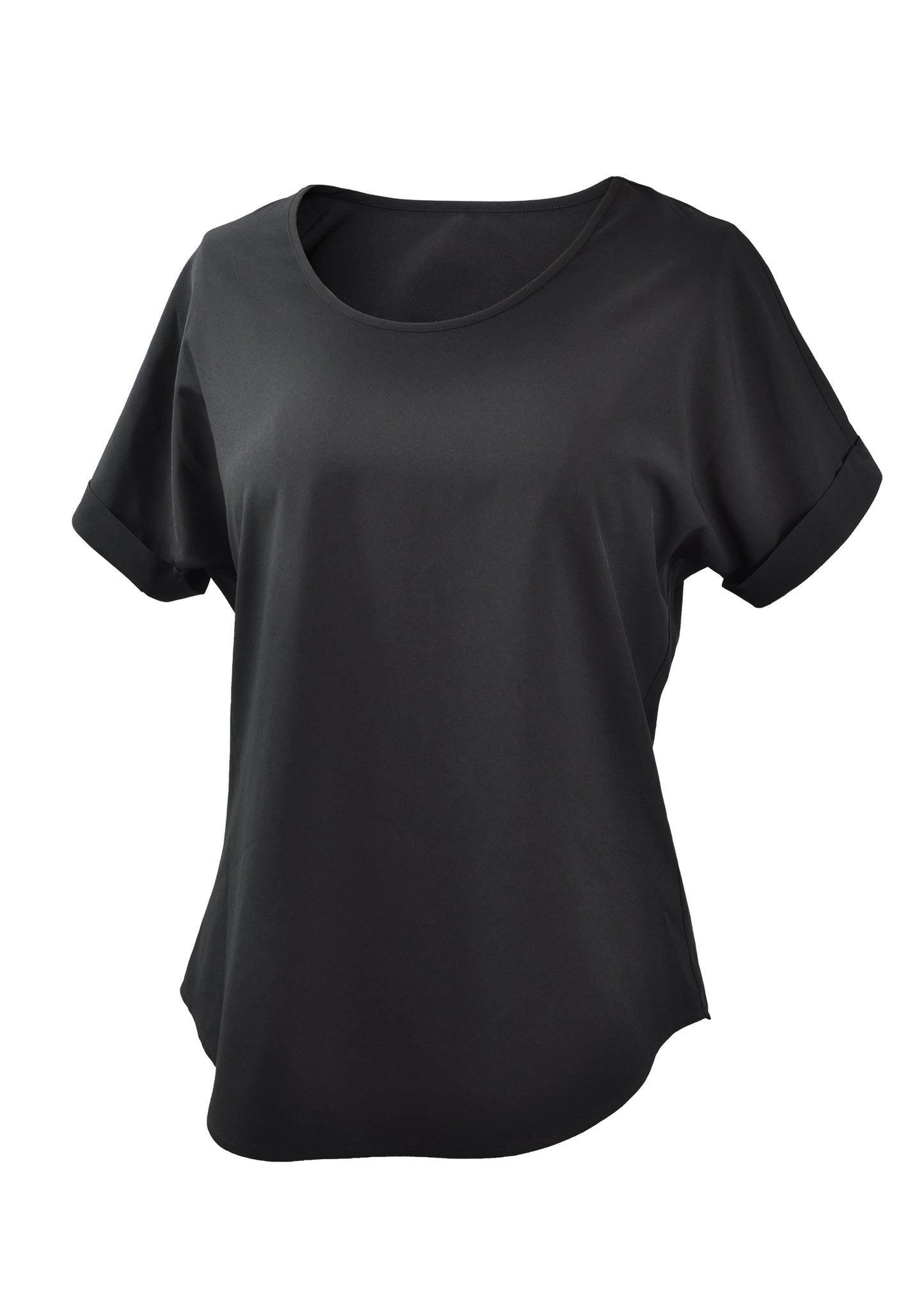 Young USA Ladies Fashion Blouse in Front - Black