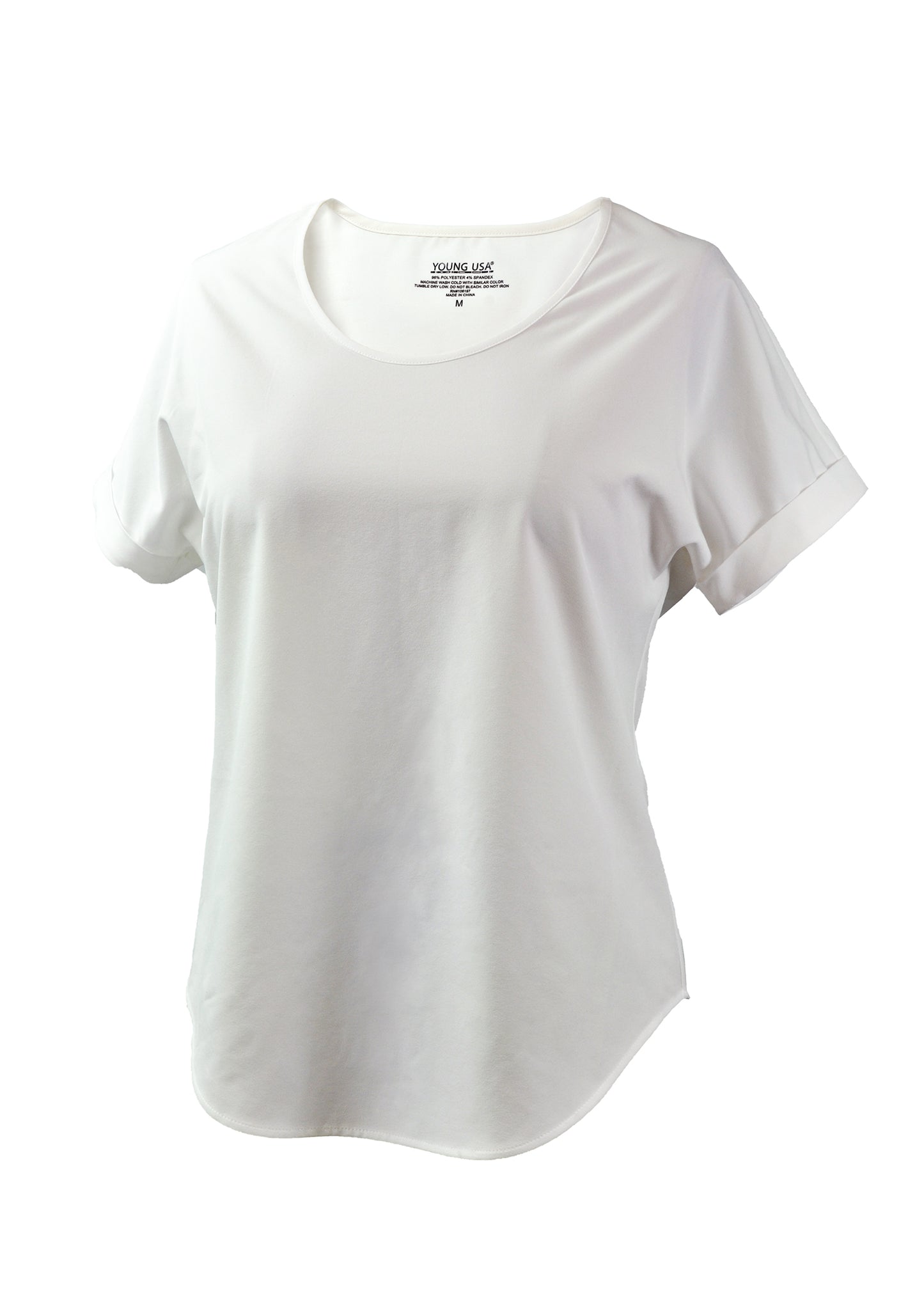 Young USA Ladies Fashion Blouse in Front - White
