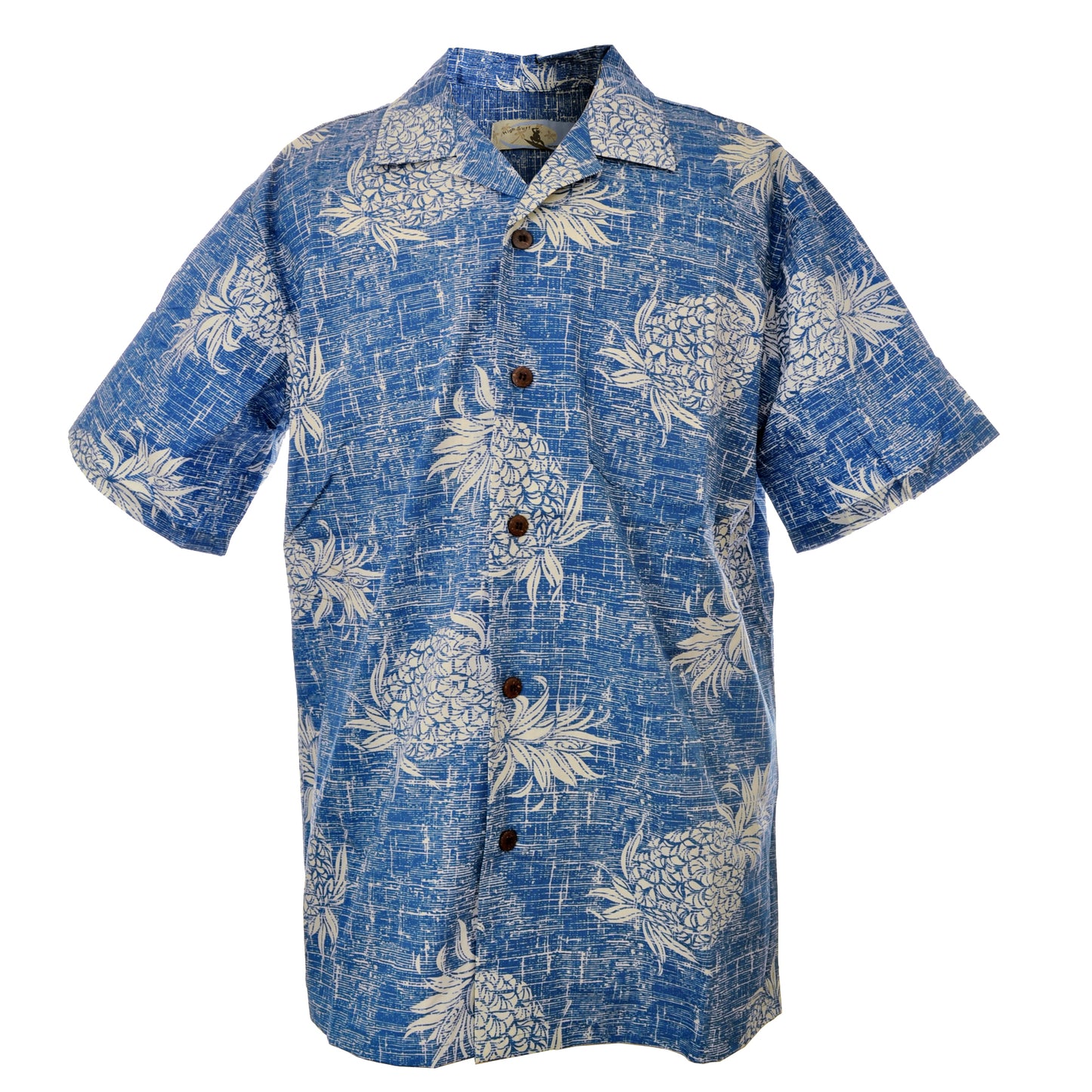 Men's Hawaiian Shirt, Pineapple
