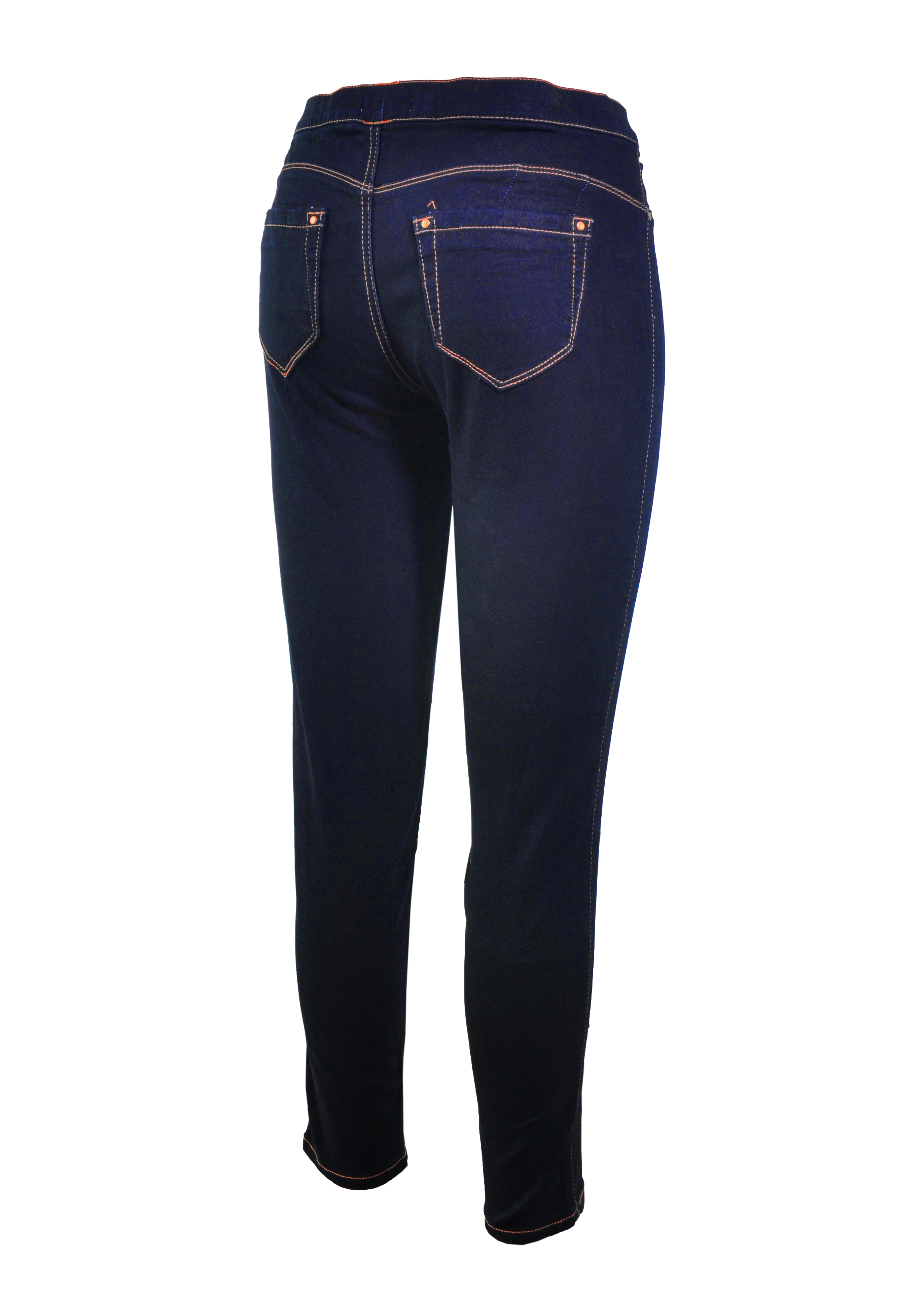 Buy Outer Wear Women's Stretch Fit Denim Jeggings (OW0282-8-L_Navy Blue_L)  at Amazon.in