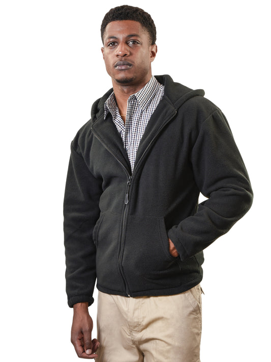 Young USA® Men's Fleece Hooded Jacket