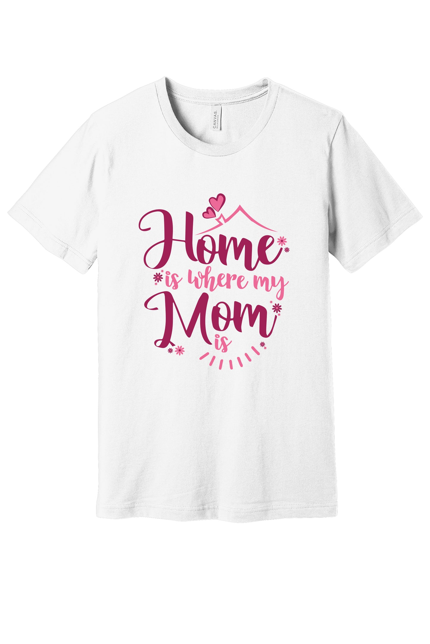 Home Is Where My Mom Is Mothers Day Unisex Jersey Long Sleeve Tee