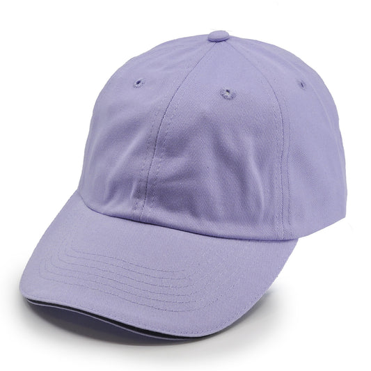 100% Cotton Adjustable Sports Cap. (Lavender)