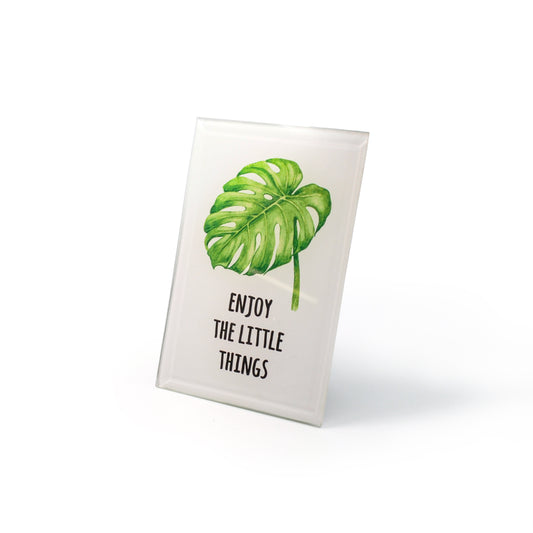 Inspirational Quote: Enjoy The Little Things Plaque