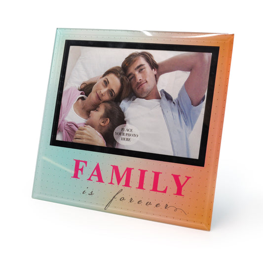 Family is Forever Photo Frame by Crystal Castle