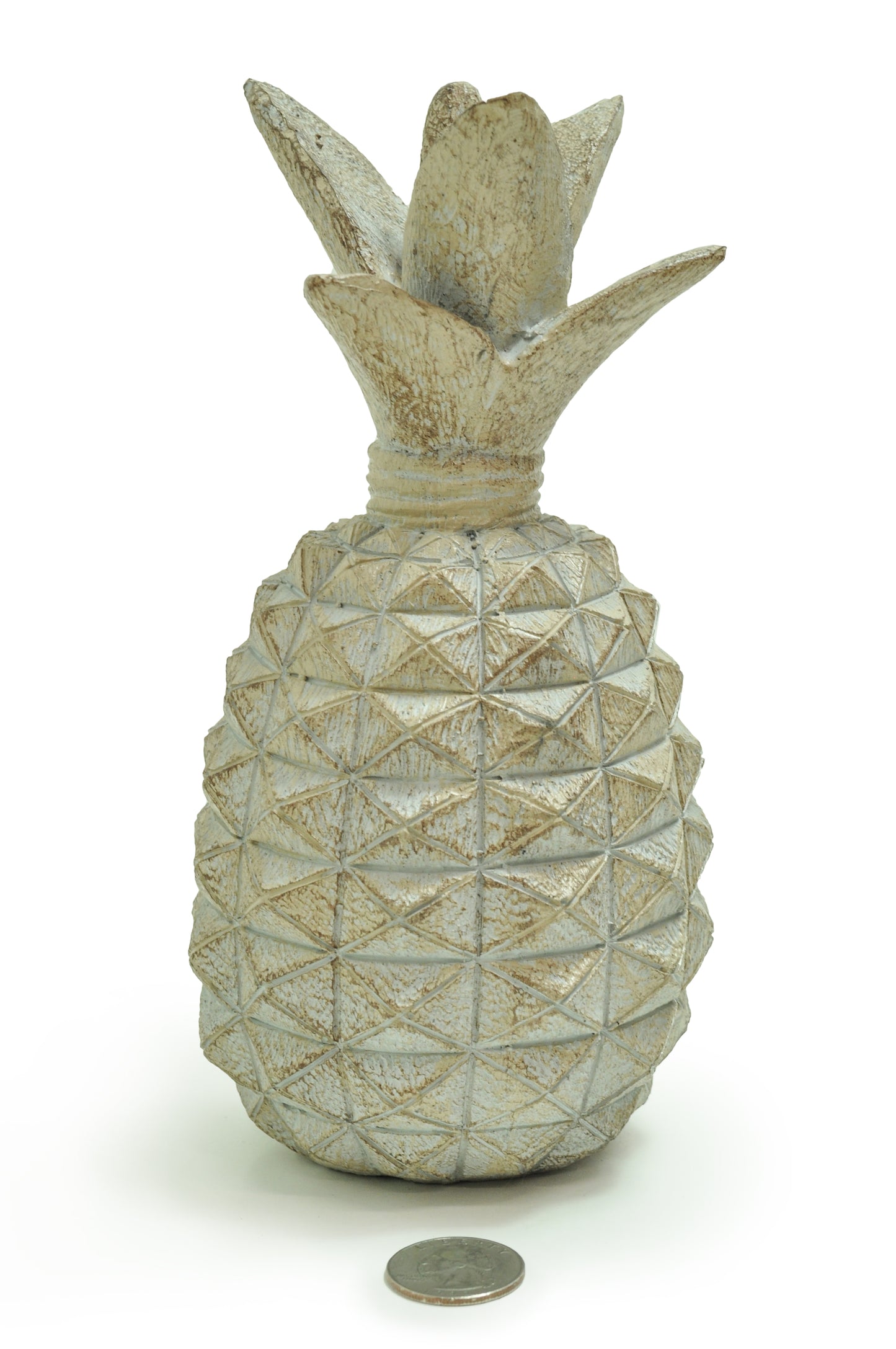 Pine Apple Stone Garden Home Décor Display by Crystal Castle®