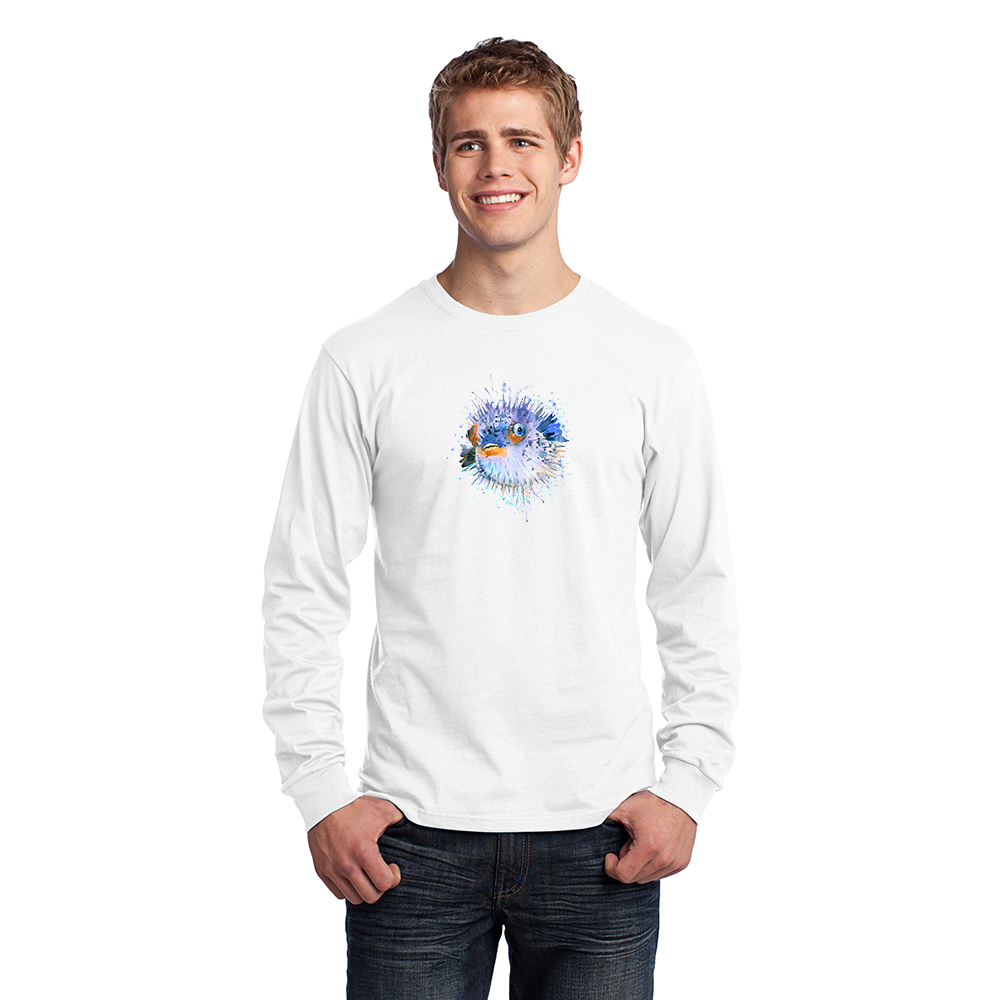 Men's Long Sleeve Jersery T-Shirt. Blowfish.
