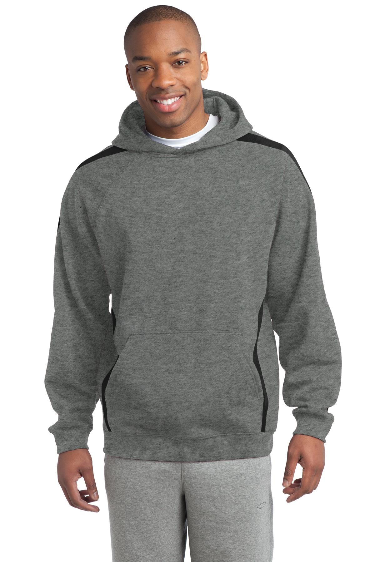 Sport-Tek® Sleeve Stripe Pullover Hooded Sweatshirt. ST265
