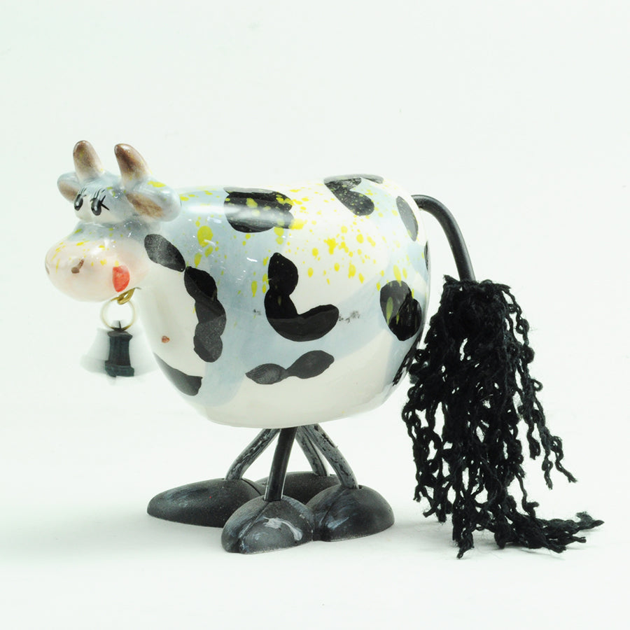 Bobble Cow Figurine by Crystal Castle®