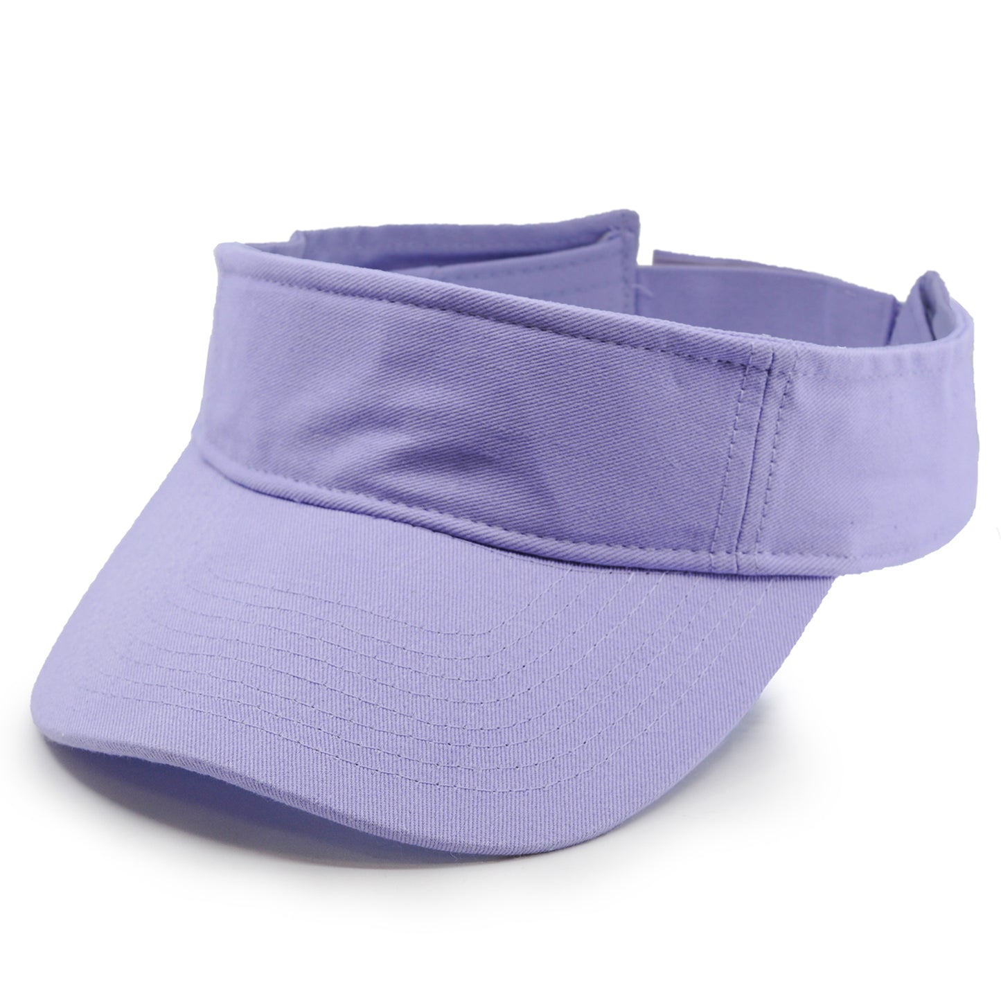 River Beach Unisex Visor in color Lavender. Front View.